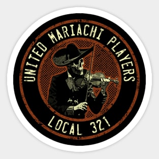 United Mariachi Players Sticker